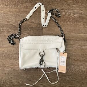 NWT Rebecca Minkoff White Crossbody Bag